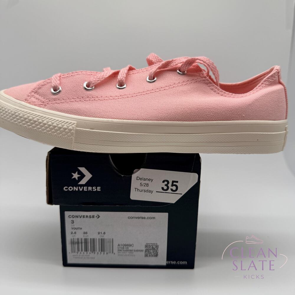 Converse Β· CTAS OX Β· Donut Glaze/Egret Β· Youth Size 3 NIB - Picture 4 of 4